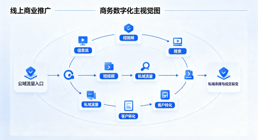 道外区线上商业推广怎么做？全域流量闭环搭建与低成本转化实战指南