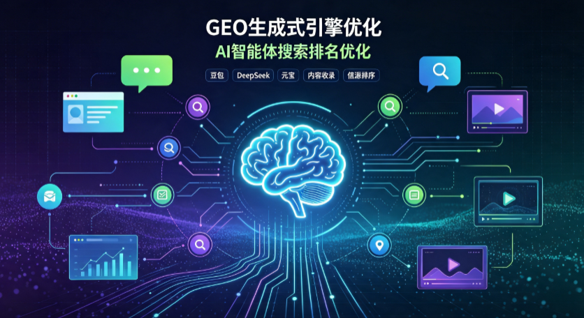 道外区GEO 浪潮来袭：生成式引擎优化崛起，创作者争抢豆包、DeepSeek、元宝智能体流量入口
